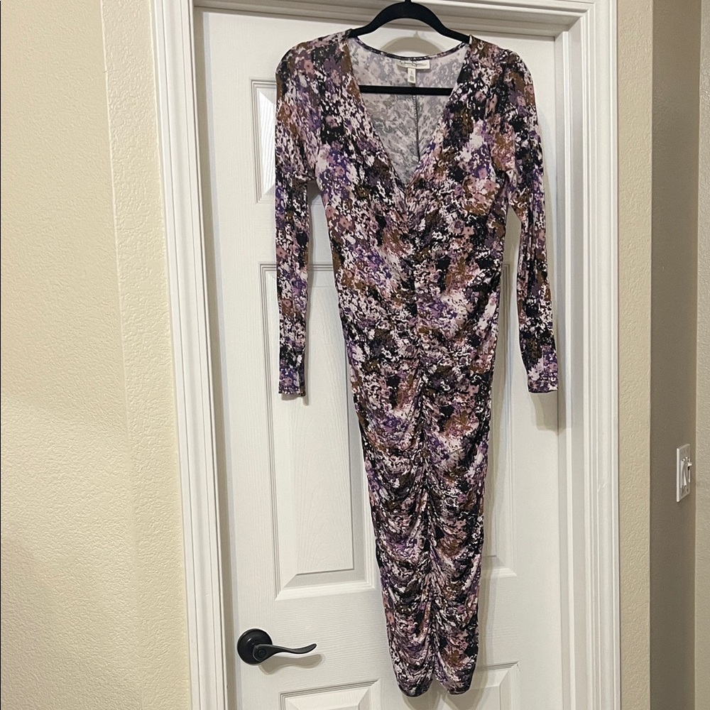 Jessica Simpson Multicolor Floral Long Sleeve Dress Maternity